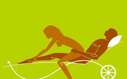 背对TA，进行「女牛仔式」