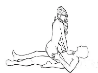 性姿势真人示范之女上位